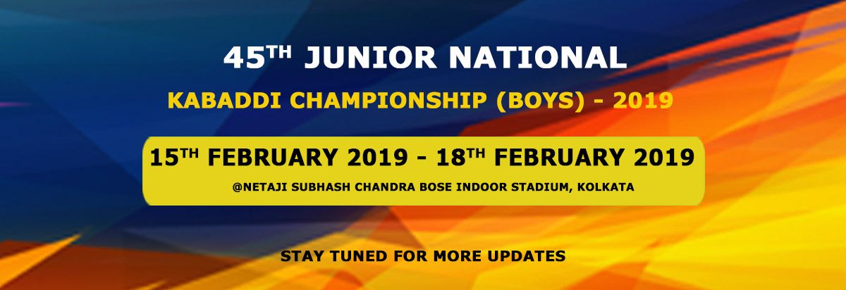 Junior National Kabaddi Chamionshim -Boys