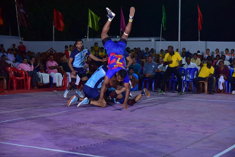 A sill from CISF vs Kerala SAI match