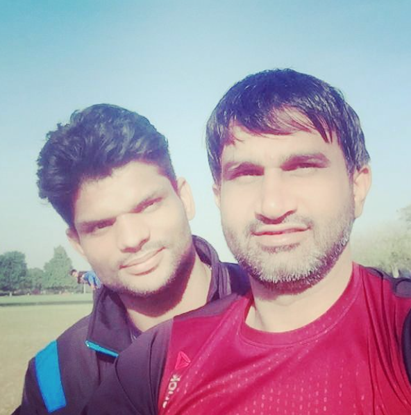 Amit with Joginder Narwal