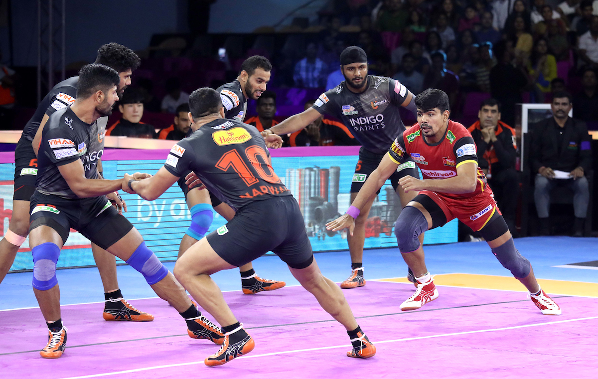 Pawan Sehrawat against U Mumba