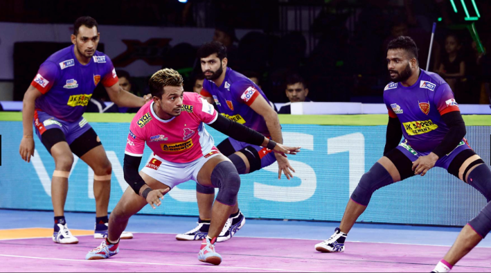 Dabang Delhi against Jaipur