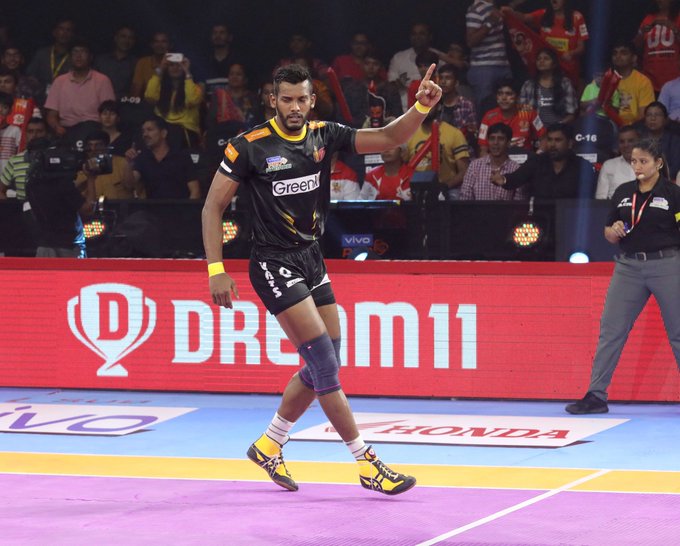 Siddharth Desai after picking up a point in the match