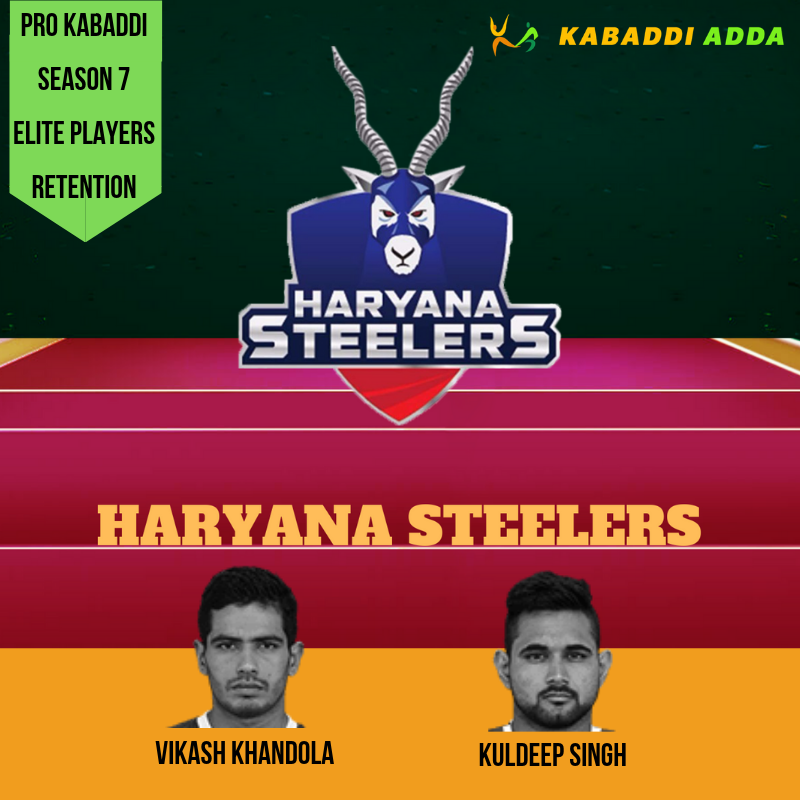 Haryana Steelers retained players list