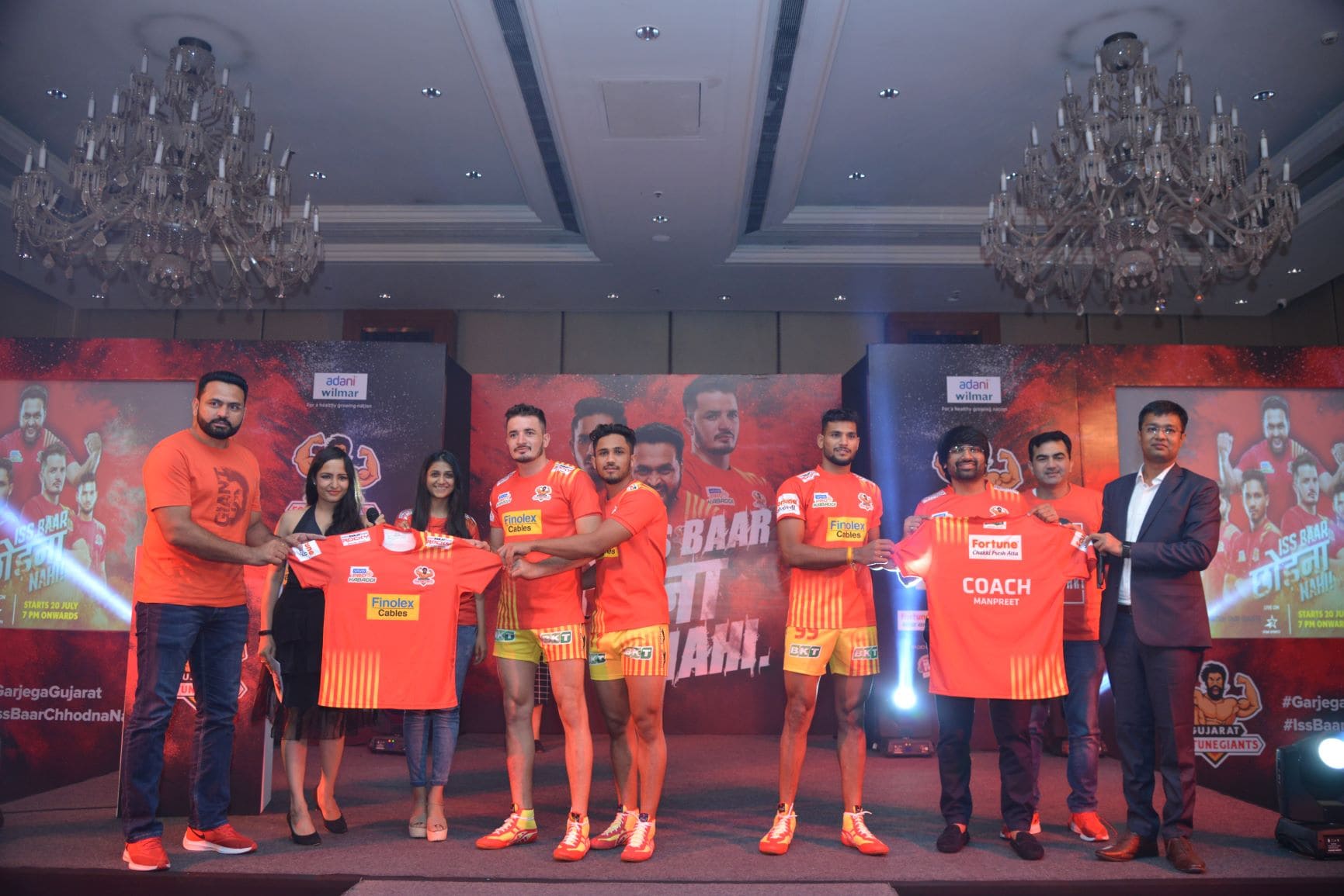 Gujarat ForuntegiantsJersey unveling release 