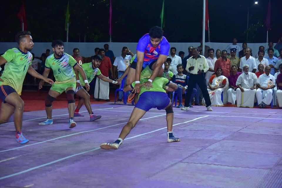 Kollam tournament match scene