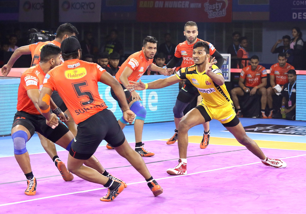 Rakesh Gowda against U Mumba