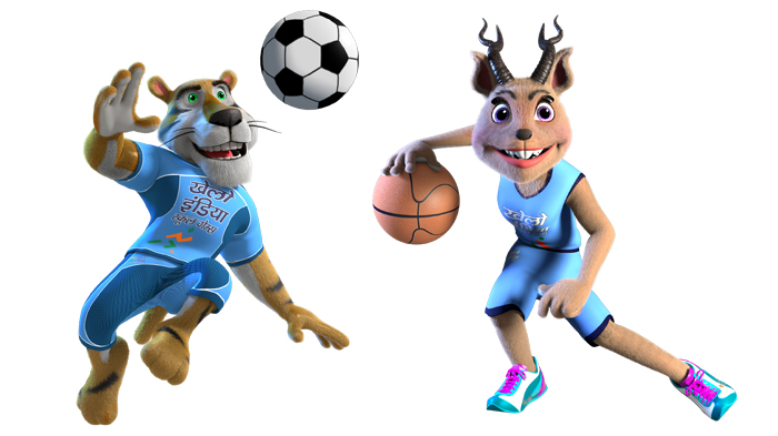 Mascots of Khelo India Games