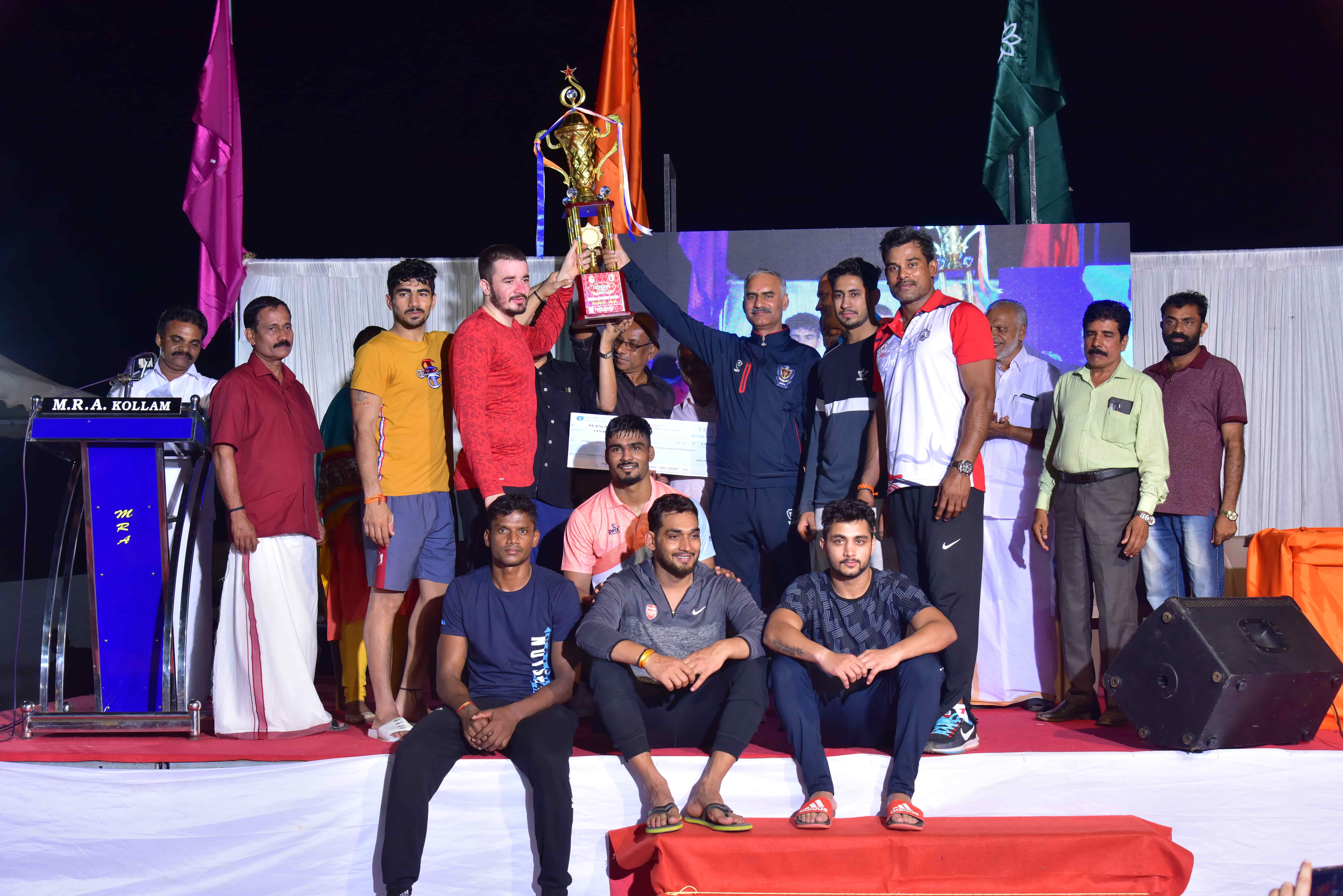 Indian Railways men's winning team