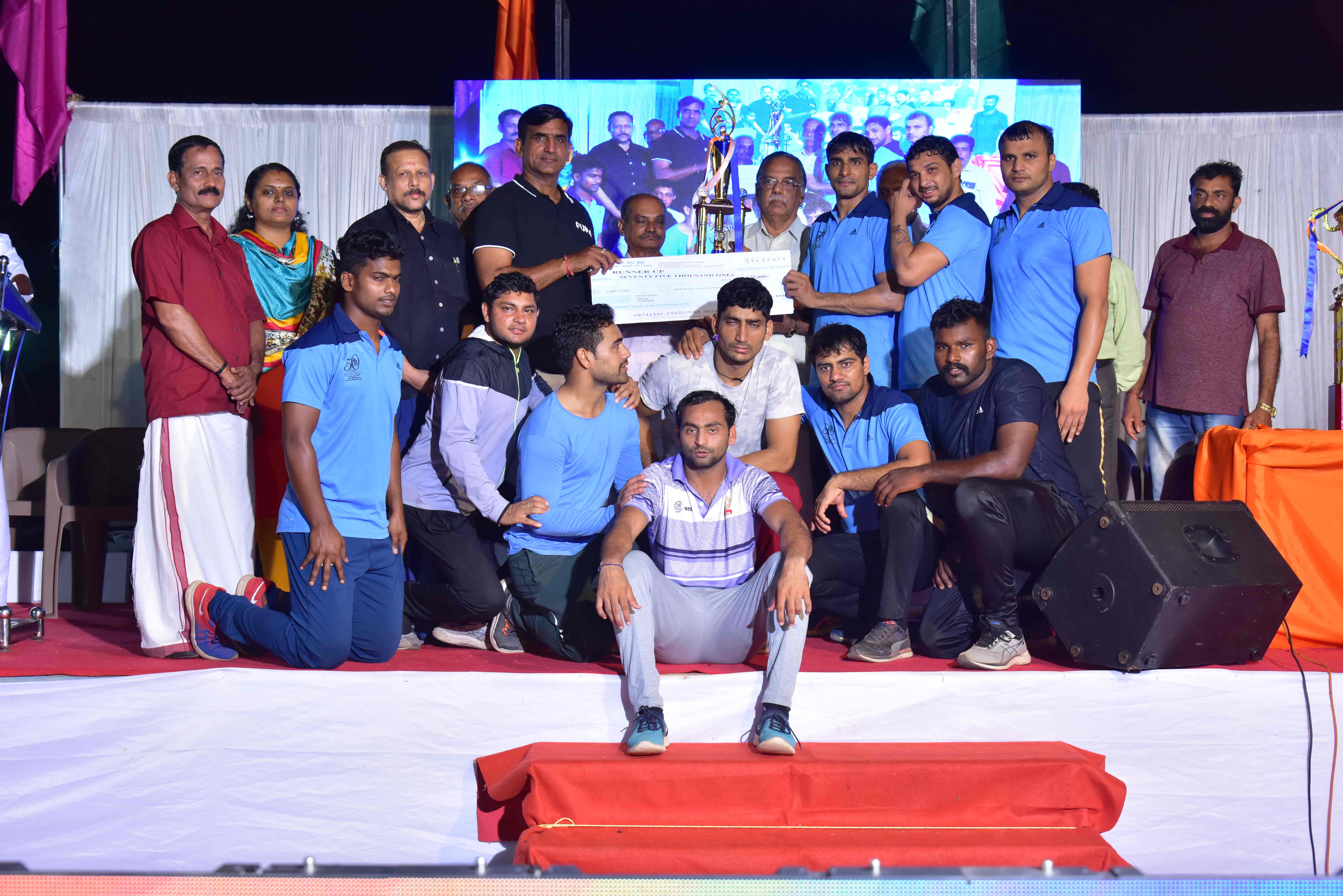 Runner-up team of CISF