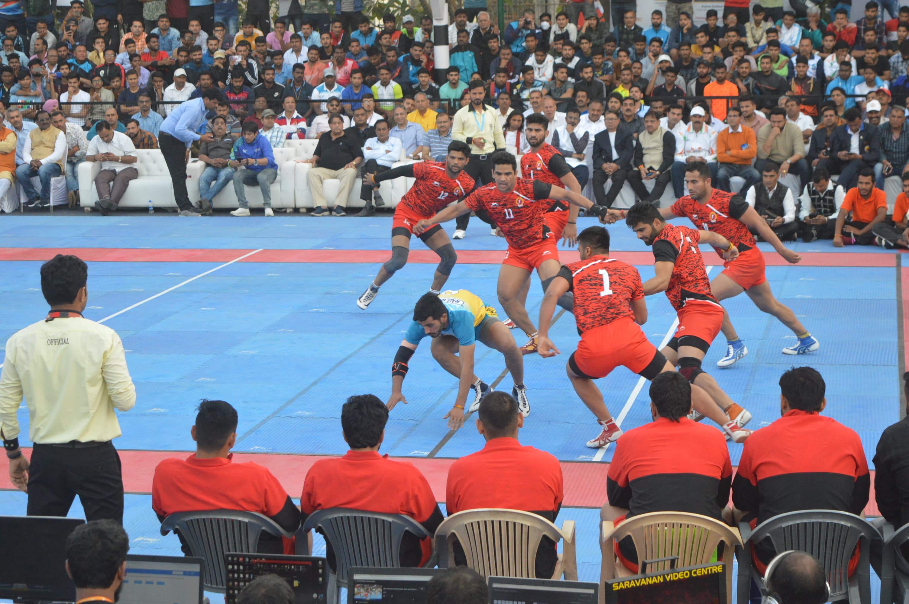 Vikas Khandola performing a successful raid