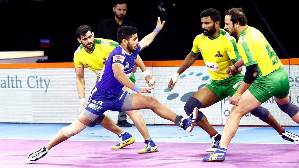 Vikas kandola performed exceptionally against Tamil Thalaivas