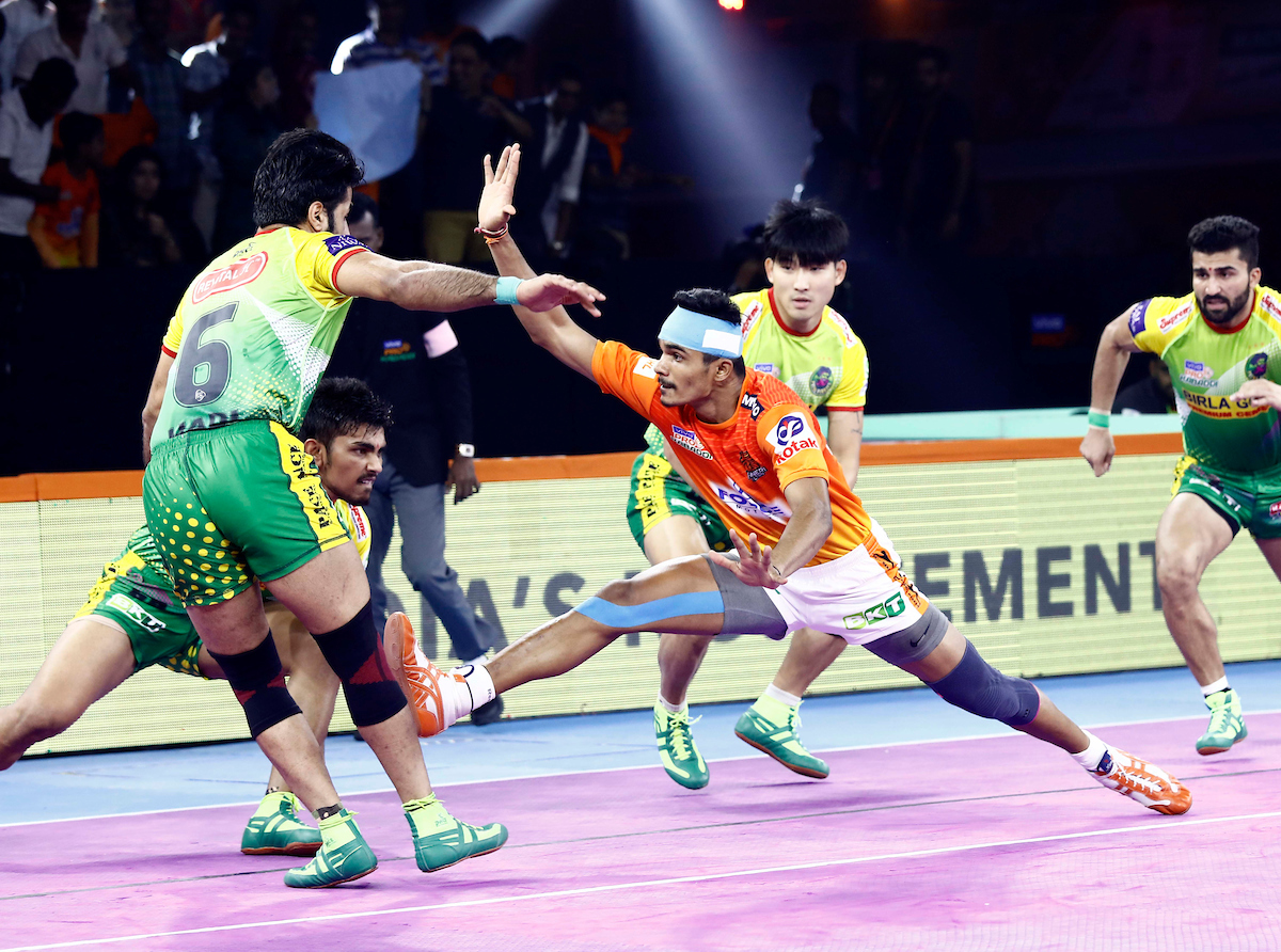 Patna Pirates against Puneri Paltan