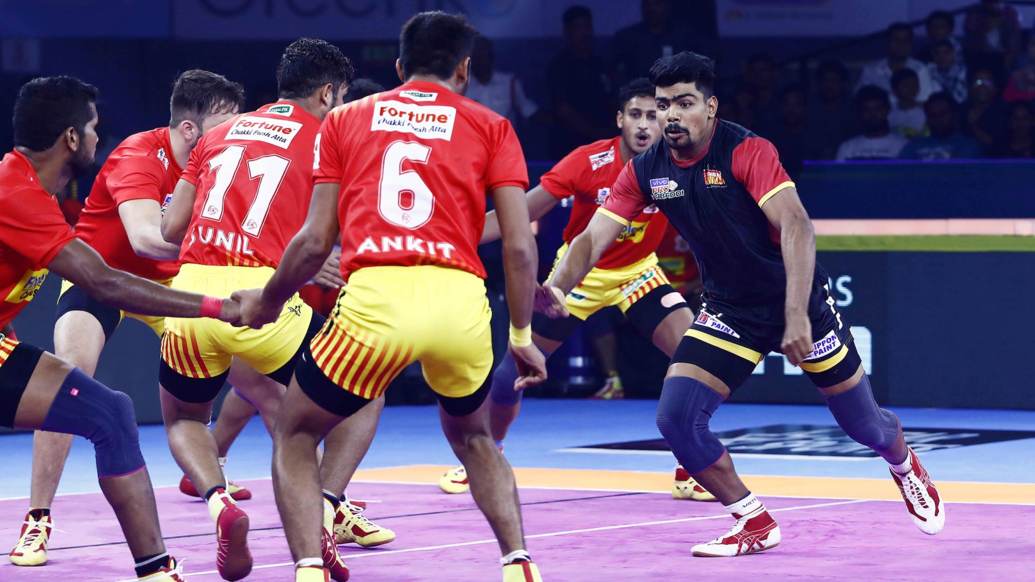 Pawan Sehrawat Bengaluru Bulls Gujarat Fortunegiants