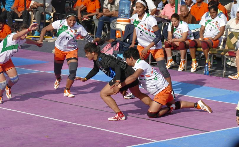 Pinky Roy in action during Senior National 2020 representing Indian Railways