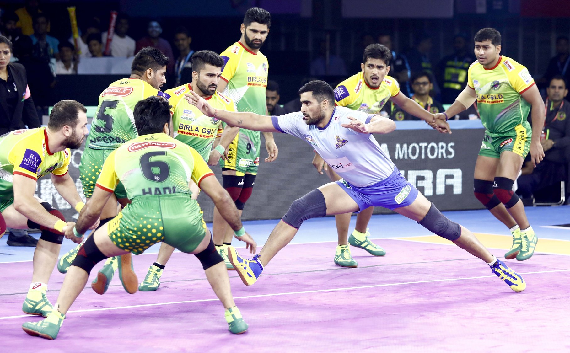 Rahul Chaudhari against Patna Pirates