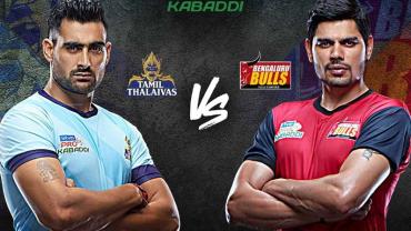 Pro Kabaddi Live Tamil Thalaivas vs Bengaluru Bulls