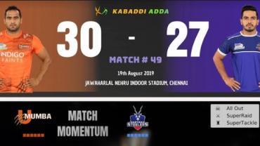 Live Pro Kabaddi U Mumba vs Haryana Steelers