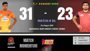 Pro Kabaddi Live Puneri Paltan vs Bengaluru Bulls