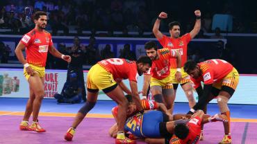 Gujarat Fortunegiants against Patna Pirates