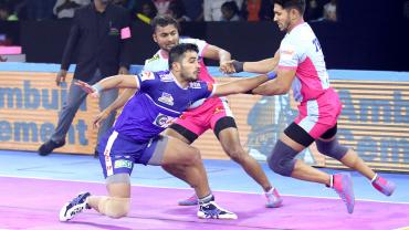 Vikas Kandola against Jaipur Pink Panthers