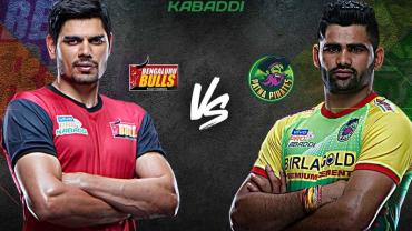 Bengaluru Bulls is playing against Patna Pirates