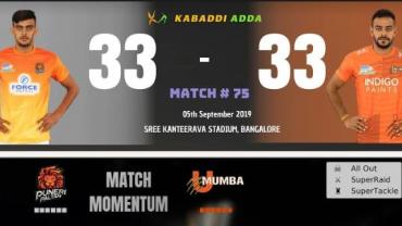 Puneri Paltan is playing against U Mumba 