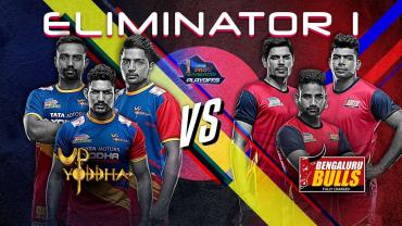 Pro Kabaddi League elinimator 1 UP Yoddha vs Bengaluru Bulls