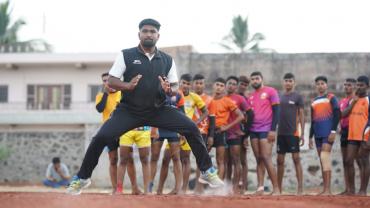 Ketan Gaikwad in action