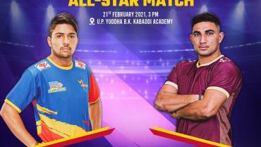 All star match UP Yoddha vs Star Warriors