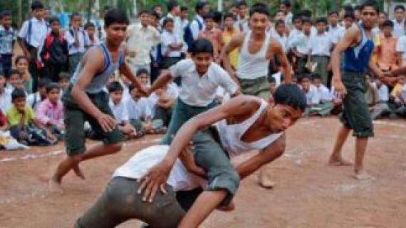 Haryana Police conducting Kabaddi matches