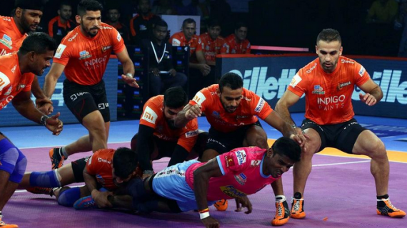 Prokabaddi season 6, U Mumba Vs. Jaipur Pink Panthers