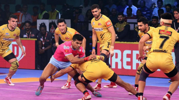 Jaipur Pink Panthers Vs. Telugu Titans