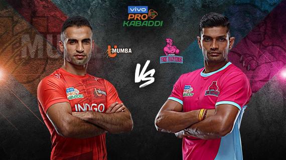 UMumba Jaipur Pink Panthers Fazel Atrachali Deepak Niwas Hooda Pro Kabaddi Season 7 PKL7