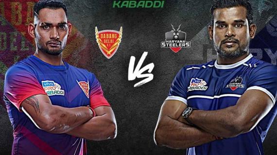 Dabang Delhi is playing against Haryana Steelers