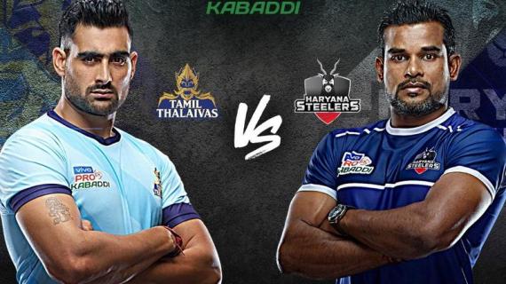 Tamil Thalaivas is playing against Haryana Steelers