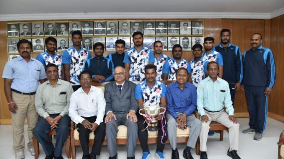 South Central Railways winning team