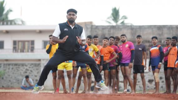 Ketan Gaikwad in action