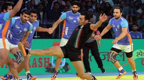 Indian Kabaddi Team in action